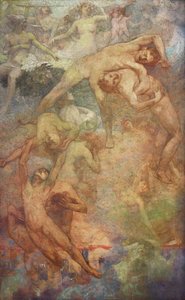 Progress - Panel of the National Library of Brazil by Eliseu Visconti